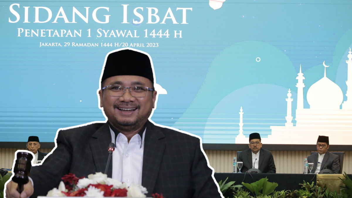 Menteri Agama: Pemerintah Tetapkan Idul Fitri 1 Syawal, Sabtu 22 April 2023