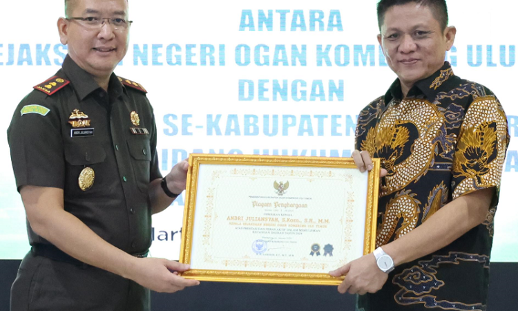 Bupati Lanosin: Camat Se-Kabupaten OKU Timur MoU Kerjasama dengan Kejaksaan Negeri OKU Timur